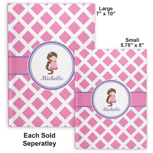 Diamond Print w/Princess Hard Cover Journal - Compare