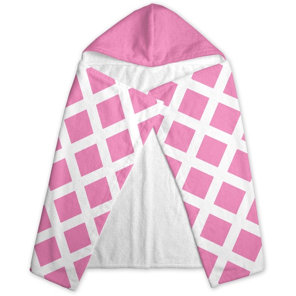 Diamond Print w/Princess Hooded Towel - Folded