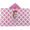 Diamond Print w/Princess Kids Hooded Towel (Personalized)