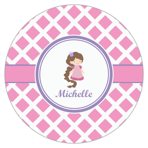 Diamond Print w/Princess Icing Circle - Medium - Single