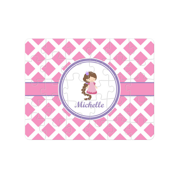 Custom Diamond Print w/Princess Jigsaw Puzzles (Personalized)