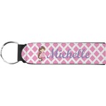 Diamond Print w/Princess Neoprene Keychain Fob (Personalized)