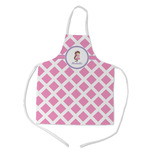 Diamond Print w/Princess Kid's Apron w/ Name or Text