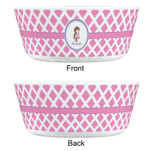 Diamond Print w/Princess Kids Bowls - APPROVAL