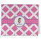Diamond Print w/Princess Kitchen Towel - Poly Cotton w/ Name or Text