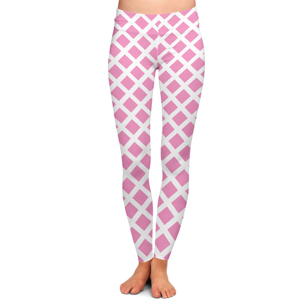 Custom Diamond Print w/Princess Ladies Leggings - Large