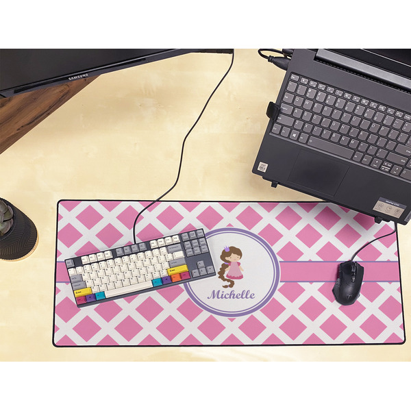 Diamond Print w/Princess Large Gaming Mats - LIFESTYLE