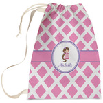 Diamond Print w/Princess Laundry Bag - Large (Personalized)