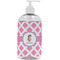 Diamond Print w/Princess Plastic Soap / Lotion Dispenser (16 oz - Large - White) (Personalized)