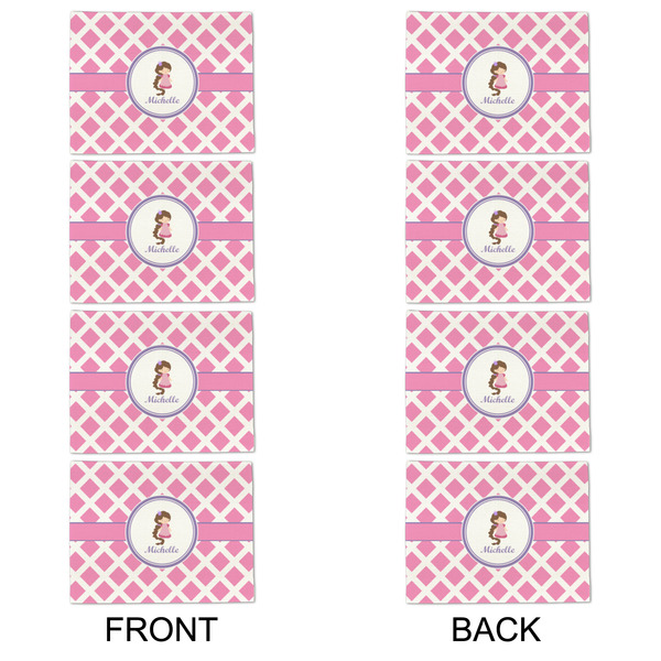 Diamond Print w/Princess Linen Placemat - APPROVAL Set of 4 (double sided)