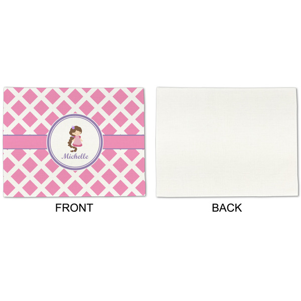 Diamond Print w/Princess Linen Placemat - APPROVAL Single (single sided)