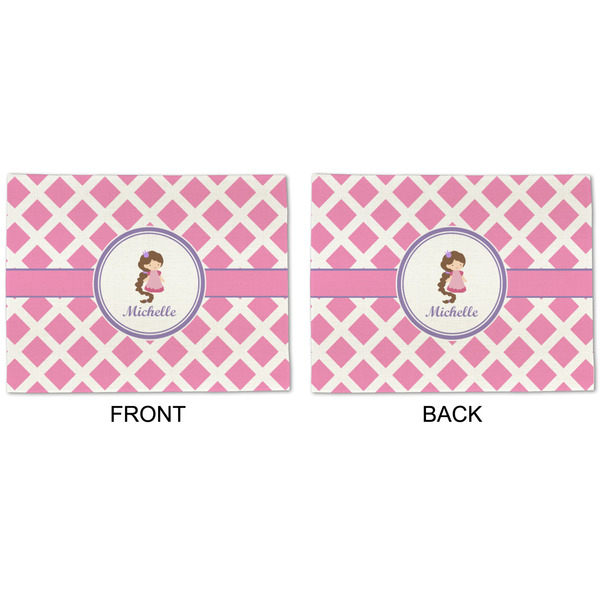 Diamond Print w/Princess Linen Placemat - APPROVAL (double sided)
