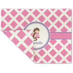 Diamond Print w/Princess Double-Sided Linen Placemat - Single w/ Name or Text
