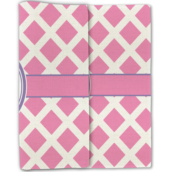 Diamond Print w/Princess Linen Placemat - Folded Half (double sided)