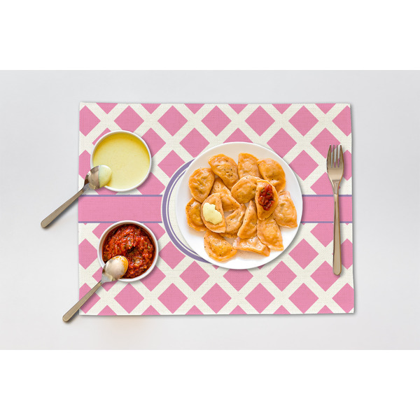 Diamond Print w/Princess Linen Placemat - Lifestyle (single)