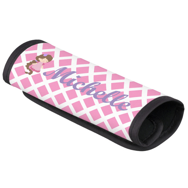 Custom Diamond Print w/Princess Luggage Handle Cover (Personalized)
