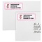 Diamond Print w/Princess Mailing Labels - Double Stack Close Up