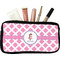 Diamond Print w/Princess Makeup / Cosmetic Bag (Personalized)