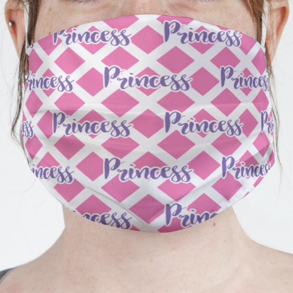 Custom Diamond Print w/Princess Face Mask Cover (Personalized)