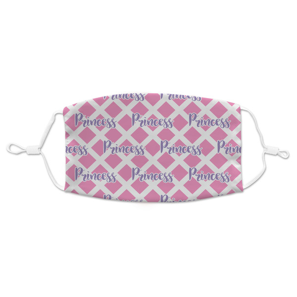 Custom Diamond Print w/Princess Adult Cloth Face Mask (Personalized)