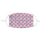 Diamond Print w/Princess Adult Cloth Face Mask (Personalized)
