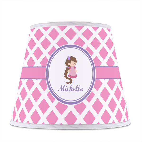 Diamond Print w/Princess Poly Film Empire Lampshade - Front View