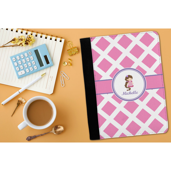 Diamond Print w/Princess Medium Padfolio - LIFESTYLE (adult)