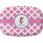 Diamond Print w/Princess Melamine Platter (Personalized)