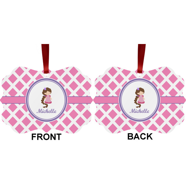 Diamond Print w/Princess Metal Benilux Ornament - Front and Back (APPROVAL)