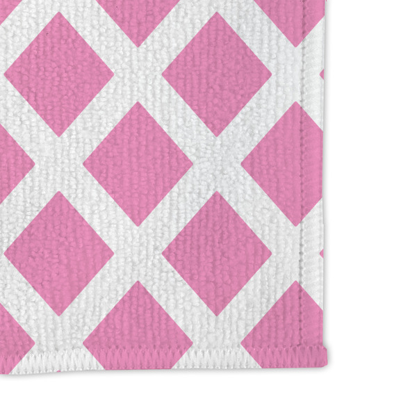Diamond Print w/Princess Microfiber Dish Rag - DETAIL