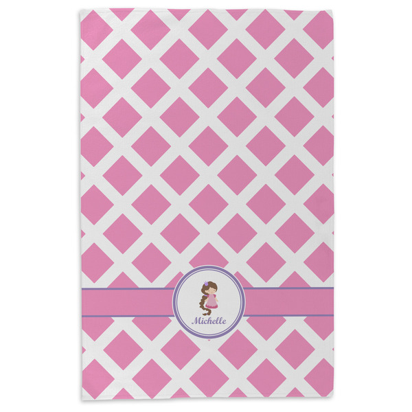 Diamond Print w/Princess Microfiber Dish Towel - APPROVAL