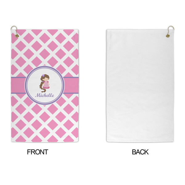 Diamond Print w/Princess Microfiber Golf Towels - APPROVAL