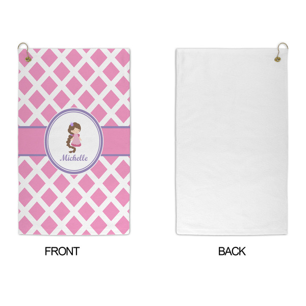 Diamond Print w/Princess Microfiber Golf Towels - APPROVAL