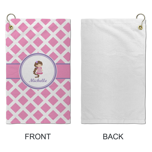 Diamond Print w/Princess Microfiber Golf Towels - Small - APPROVAL