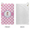 Diamond Print w/Princess Microfiber Golf Towels - Small - APPROVAL