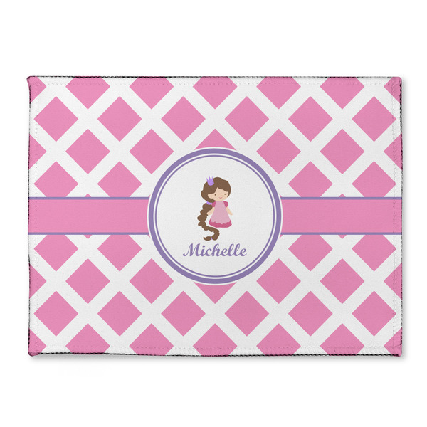 Custom Diamond Print w/Princess Microfiber Screen Cleaner (Personalized)
