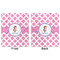 Diamond Print w/Princess Minky Blanket - 50"x60" - Double Sided - Front & Back
