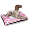 Diamond Print w/Princess Outdoor Dog Beds - Large - IN CONTEXT