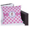 Diamond Print w/Princess Outdoor Pillow (Personalized)