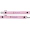 Diamond Print w/Princess Pacifier Clip - Front and Back