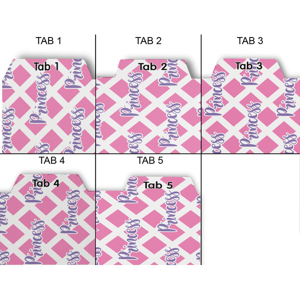 Diamond Print w/Princess Page Dividers - Set of 5 - Approval