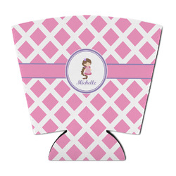 Diamond Print w/Princess Party Cup Sleeve - with Bottom (Personalized)