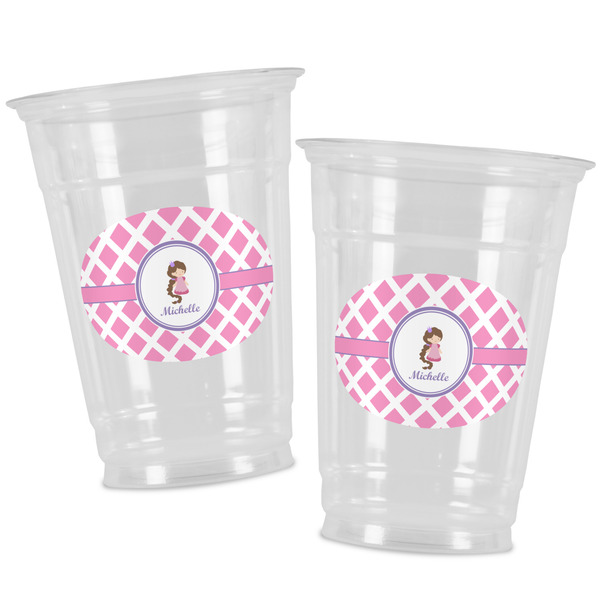 Diamond Print w/Princess Party Cups - 16oz - Alt View