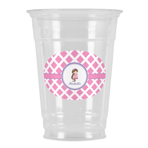 Custom Diamond Print w/Princess Party Cups - 16oz (Personalized)