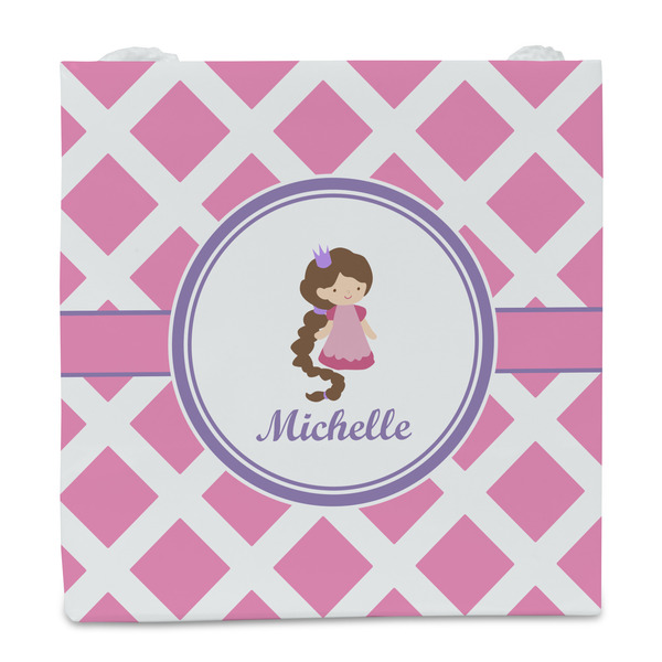 Diamond Print w/Princess Party Favor Gift Bag - Matte - Front