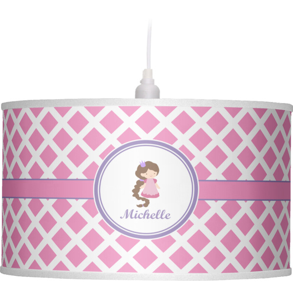 Diamond Print w/Princess Pendant Lamp Shade