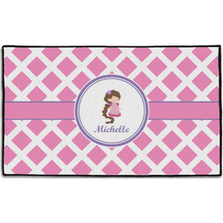 Diamond Print w/Princess Door Mat - 60"x36" (Personalized)