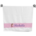 Diamond Print w/Princess Bath Towel (Personalized)