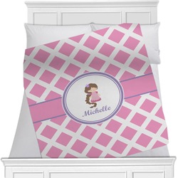 Diamond Print w/Princess Minky Blanket (Personalized)