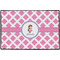 Diamond Print w/Princess Door Mat - 36"x24" (Personalized)